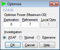 Optimize Dialog Graphic