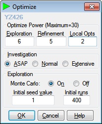 Optimize Dialog Graphic