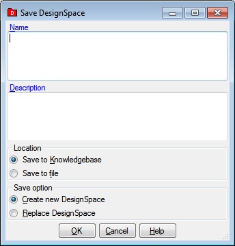 Save DesignSpace Dialog Graphic