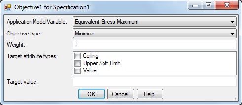 ANSYS Block Objective Dialog Graphic