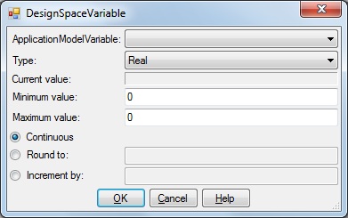 Blank DesignSpaceVariable Dialog Graphic